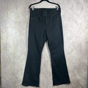 American Eagle Kick Boot Jeans Womens‎ 12 Black Denim Stretch Mid Rise Everyday